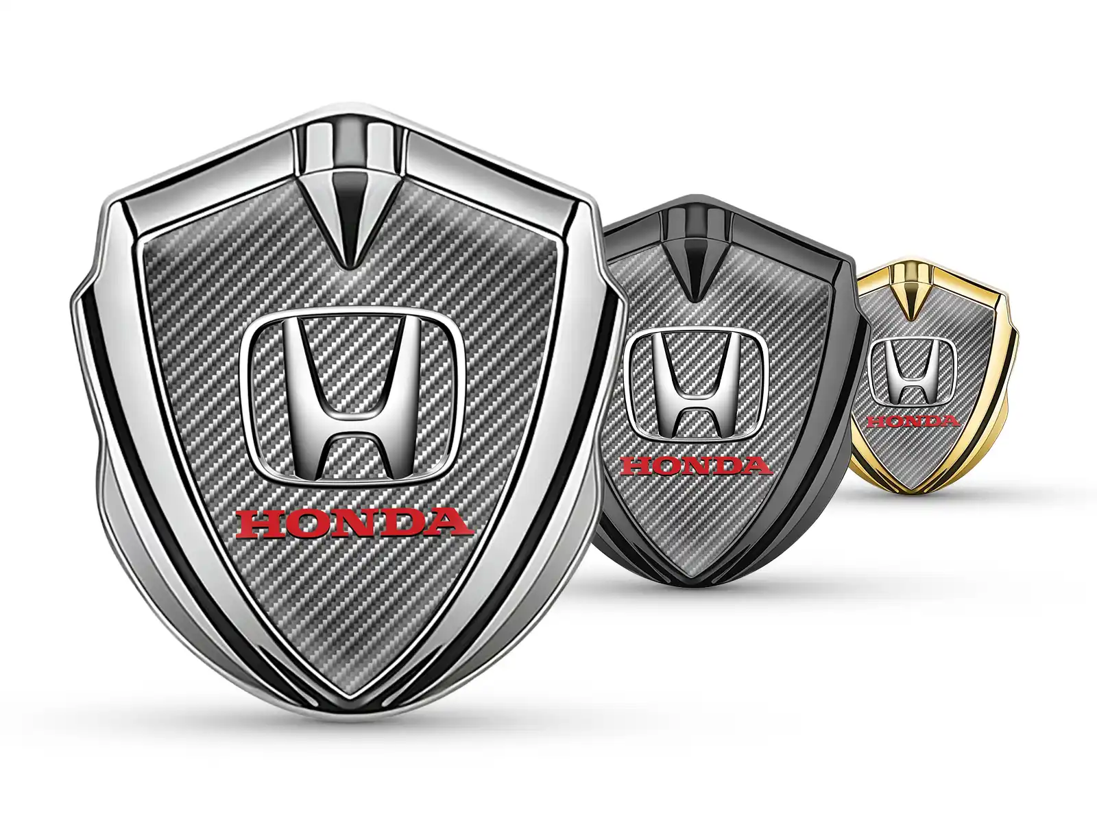 Honda Metal Abovedado Emblema Afinado Esquema Lustre Cúspide